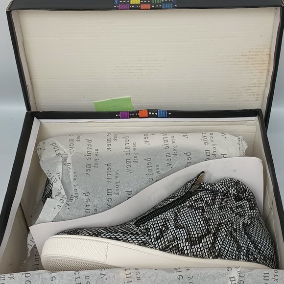 Bernie Mev dual-zip Boot WHARTON Leather Snakeskin-look Size 36 - Picture 13 of 14